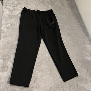 New Balance Core Knit Pants Mens XL Black Athletic Track Pockets MP8358